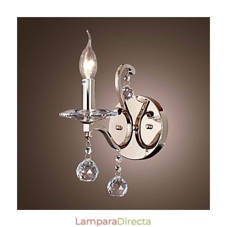 Lámparas de pared de cristal con forma de vela, modernas y contemporáneas de metal. Lámparas de pared de cristal con forma de vela, modernas y contemporáneas de metal.
