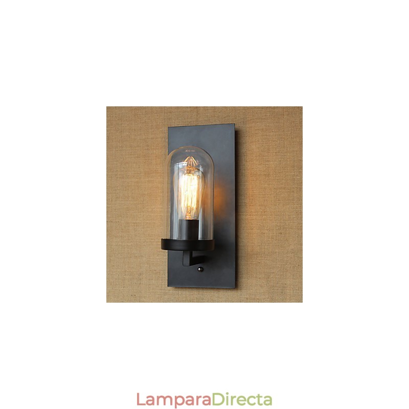 Aplique de pared decorativo estilo rústico americano para sala de estar, pasillo pastoral, almacén, industria, mesita de noche, bar