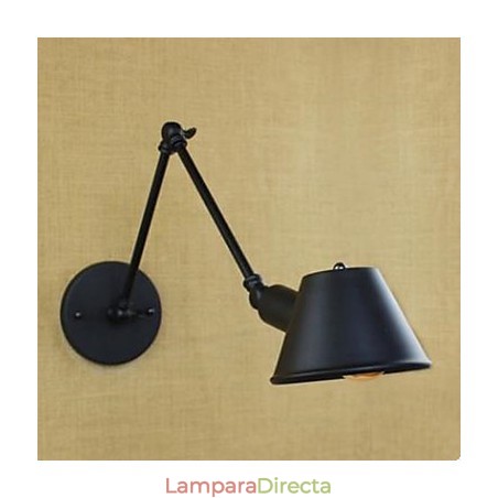 Lámpara de pared decorativa de brazo largo con acabado contraído Lámpara de pared decorativa de brazo largo con acabado contraído