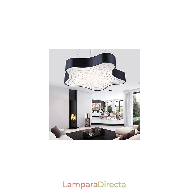 Luz de cúpula absorbente geométrica moderna, creativa, contraída y contemporánea.