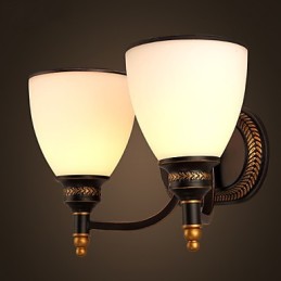 Lámpara de pared estilo industrial, estilo europeo, para mesita de noche, balcón, escalera, café, pasillo, restaurante