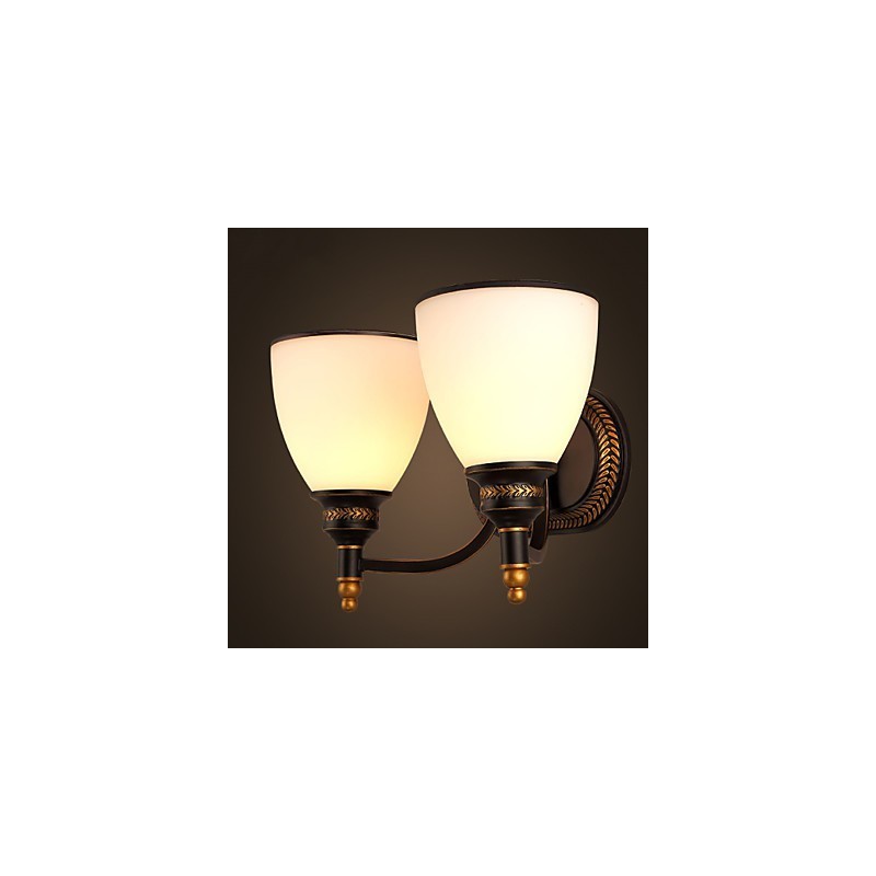 Lámpara de pared estilo industrial, estilo europeo, para mesita de noche, balcón, escalera, café, pasillo, restaurante