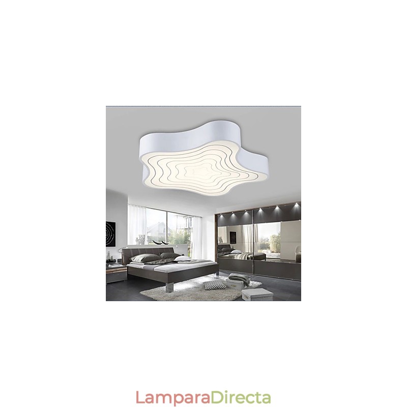 Luz de cúpula absorbente geométrica moderna, creativa, contraída y contemporánea.