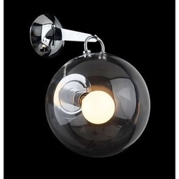 Lámpara colgante de pared con bola de burbuja de cristal moderna con diseño creativo e individualidad