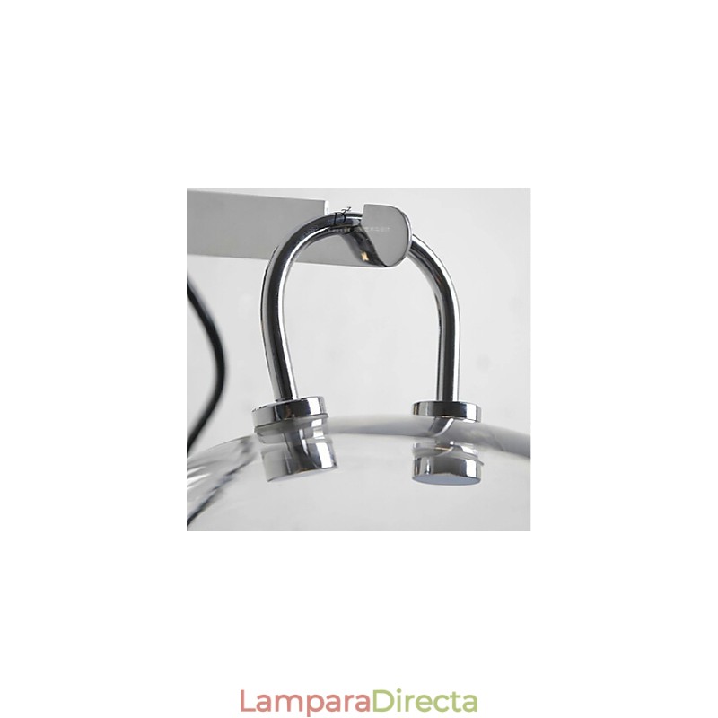 Lámpara colgante de pared con bola de burbuja de cristal moderna con diseño creativo e individualidad