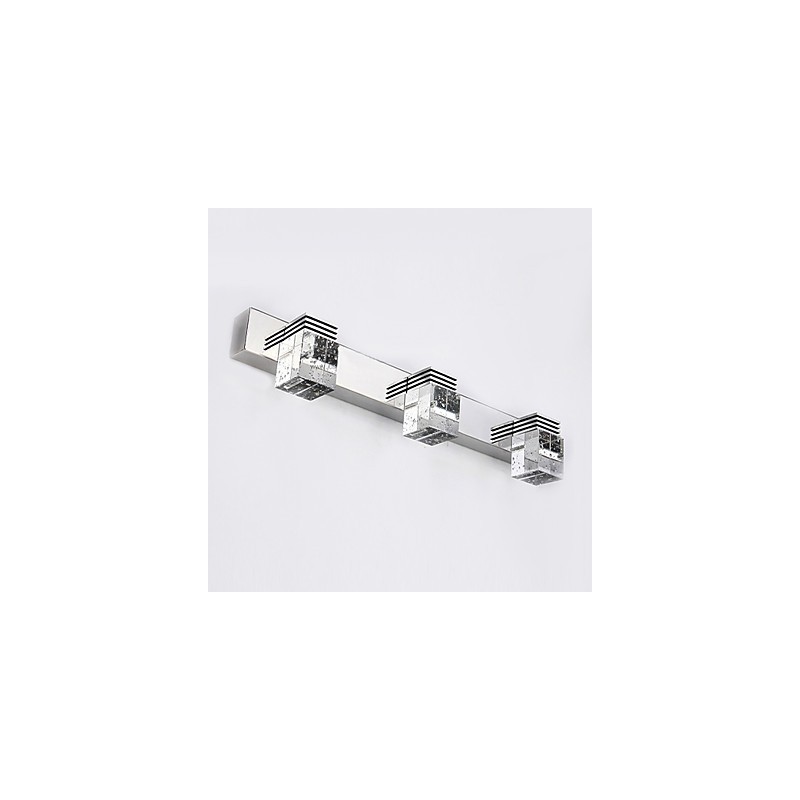 Apliques de pared Iluminación de baño Bañadores de pared Cristal Mini Estilo Moderno Contemporáneo Metal