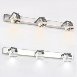 Apliques de pared Iluminación de baño Bañadores de pared Cristal Mini Estilo Moderno Contemporáneo Metal