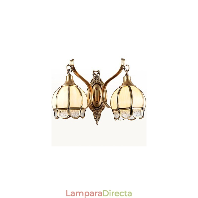 Apliques de pared estilo mini tradicional clásico metal