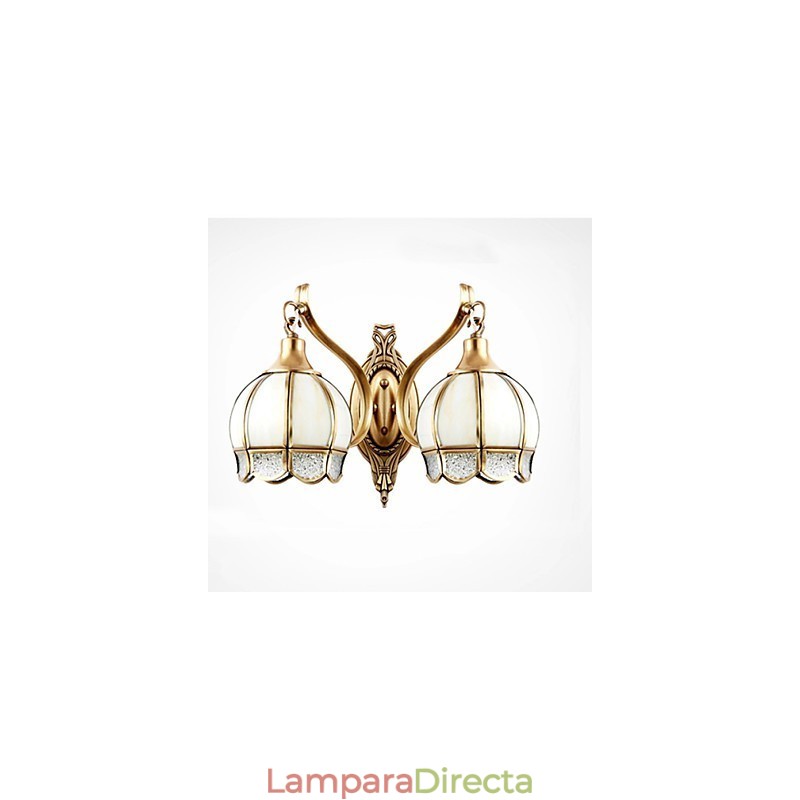 Apliques de pared estilo mini tradicional clásico metal