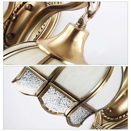 Apliques de pared estilo mini tradicional clásico metal