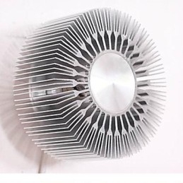 Lámpara de pared de proyección de aluminio tipo girasol redonda empotrada