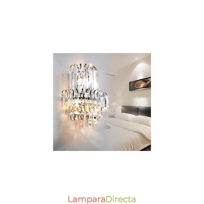 Apliques de pared Cristal Moderno Contemporáneo Vidrio