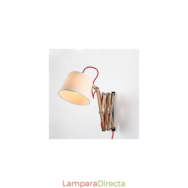 Apliques de pared Lámparas de pared de lectura Estilo mini Tradicional Clásico Madera Bambú