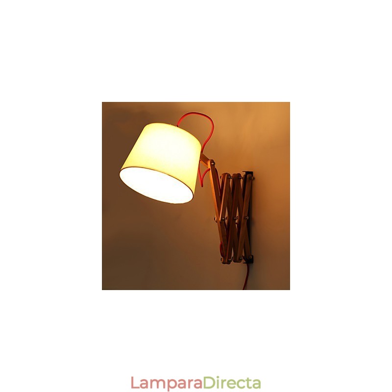 Apliques de pared Lámparas de pared de lectura Estilo mini Tradicional Clásico Madera Bambú