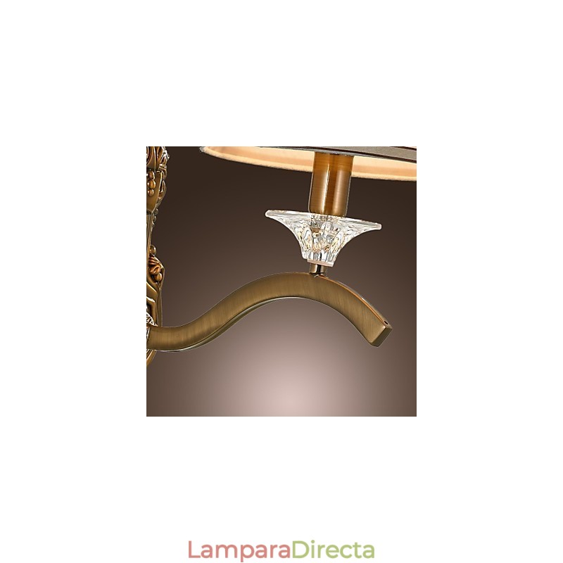 Apliques de pared tradicionales clásicos de metal