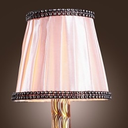 Elegante lámpara de pared de cristal en color rosa