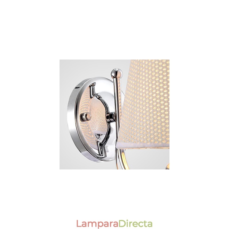Lámpara de pared de cristal de estilo europeo, creativa, contemporánea y concisa.