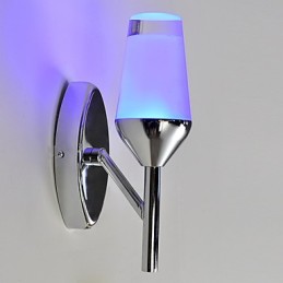 Apliques de pared modernos contemporáneos de metal con lámpara de copa de vino