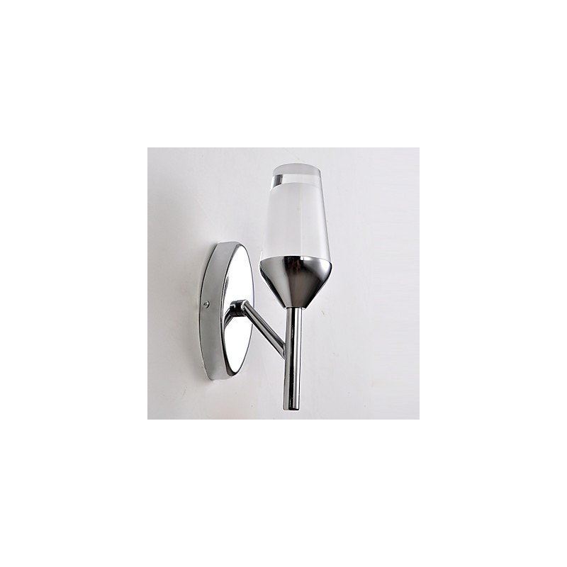 Apliques de pared modernos contemporáneos de metal con lámpara de copa de vino