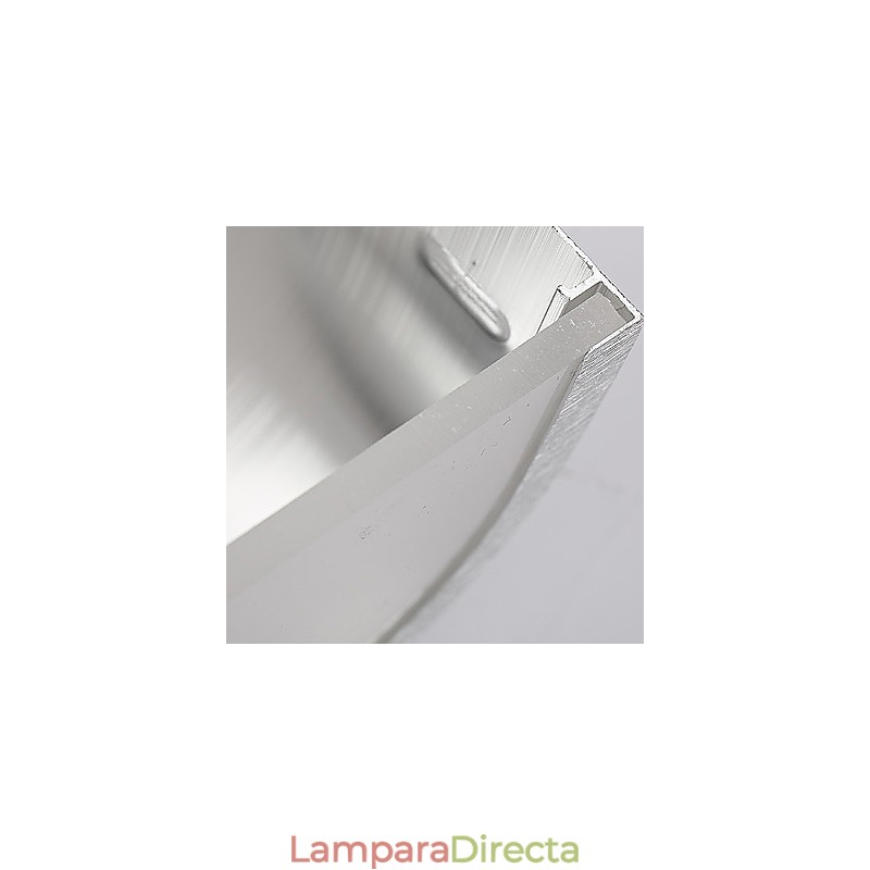 Lámparas de pared de cristal empotradas modernas y contemporáneas de metal