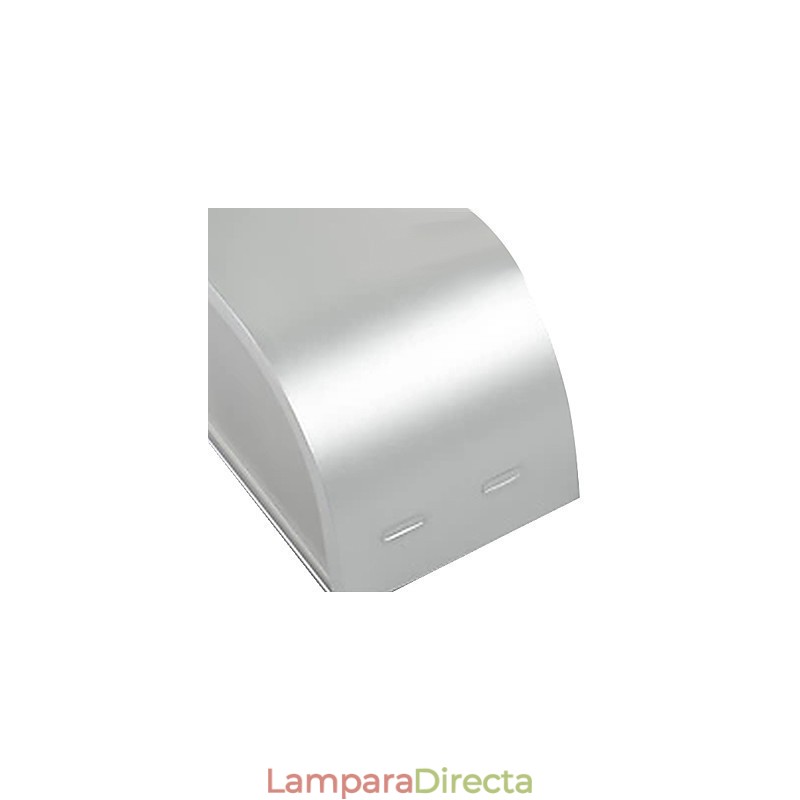 Lámparas de pared de cristal empotradas modernas y contemporáneas de metal