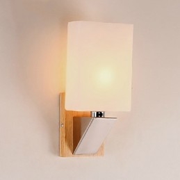 Apliques de pared modernos contemporáneos de madera y bambú