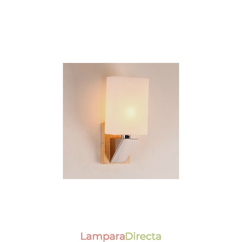 Apliques de pared modernos contemporáneos de madera y bambú