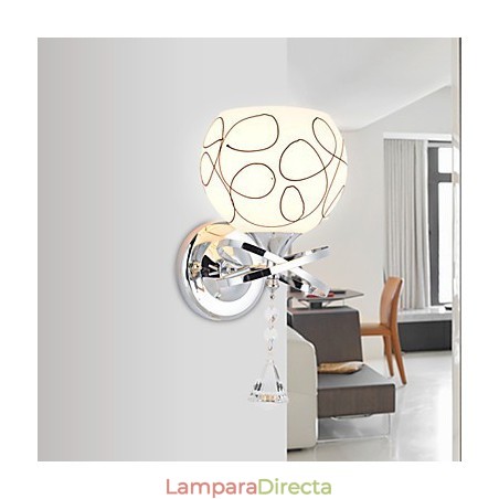 Lámparas de pared de cristal creativas, contemporáneas y contraídas. Lámparas de pared de cristal creativas, contemporáneas y contraídas.