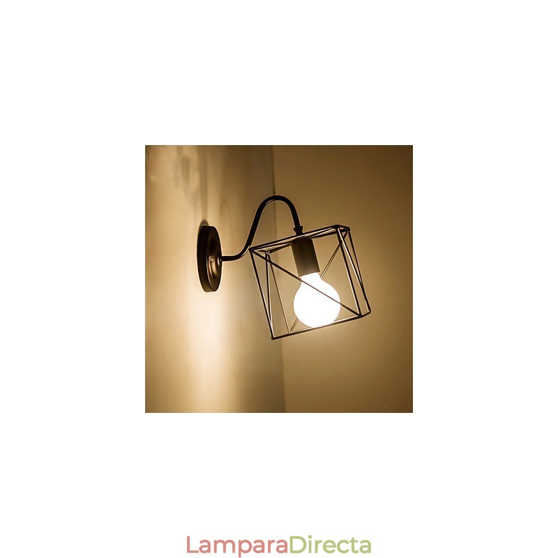 Lámparas de pared de la industria americana, estilo nostálgico vintage de hierro forjado para loft, pasillo y balcón.