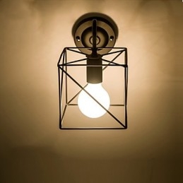 Lámparas de pared de la industria americana, estilo nostálgico vintage de hierro forjado para loft, pasillo y balcón.