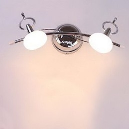 Iluminación de baño moderna contemporánea G4 metal