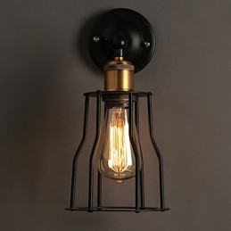 Lámpara de pared creativa de metal de titanio para la cabecera de la cama