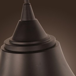 Aplique artístico con pantalla y soporte de metal retro