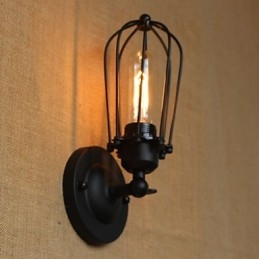 Lámpara de pared decorativa de diseño industrial minimalista retro para balcón, pasillo y escaleras.