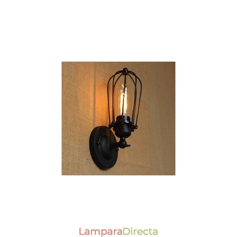 Lámpara de pared decorativa de diseño industrial minimalista retro para balcón, pasillo y escaleras.