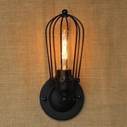 Lámpara de pared decorativa de diseño industrial minimalista retro para balcón, pasillo y escaleras.