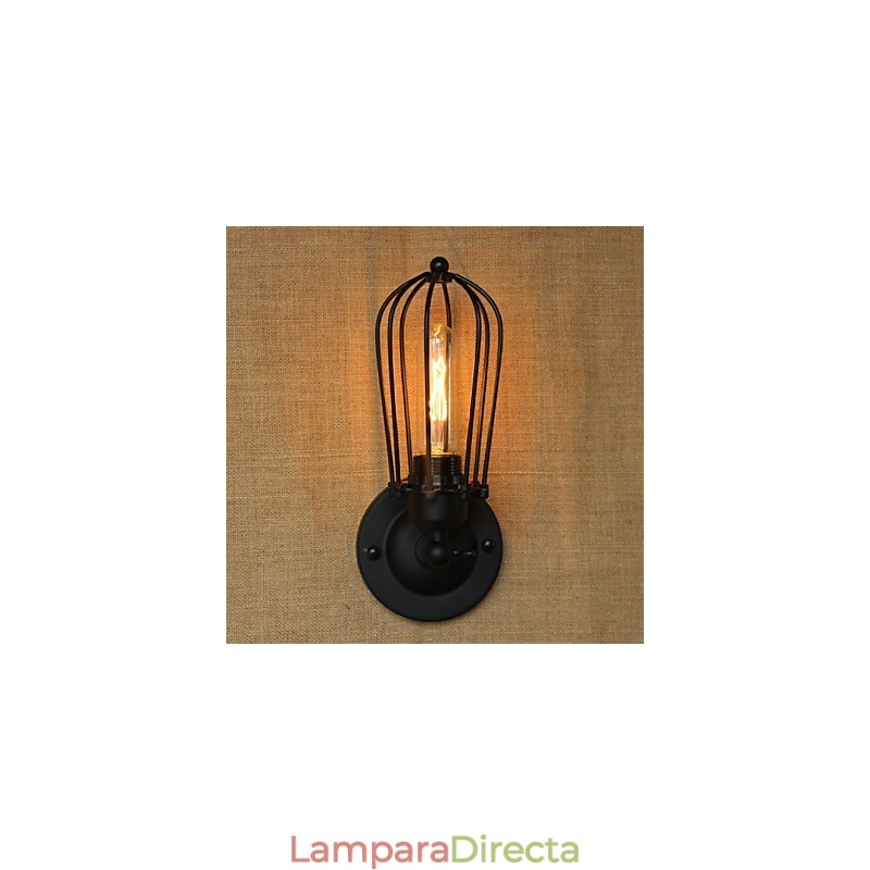Lámpara de pared decorativa de diseño industrial minimalista retro para balcón, pasillo y escaleras.