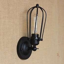 Lámpara de pared decorativa de diseño industrial minimalista retro para balcón, pasillo y escaleras.