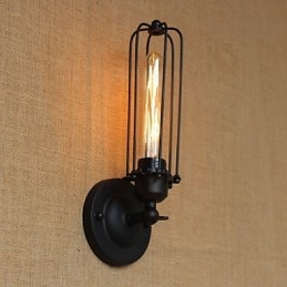 Aplique de pared decorativo retro minimalista industrial para mesita de noche, pasillo, escalera, balcón