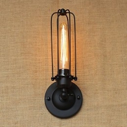 Aplique de pared decorativo retro minimalista industrial para mesita de noche, pasillo, escalera, balcón