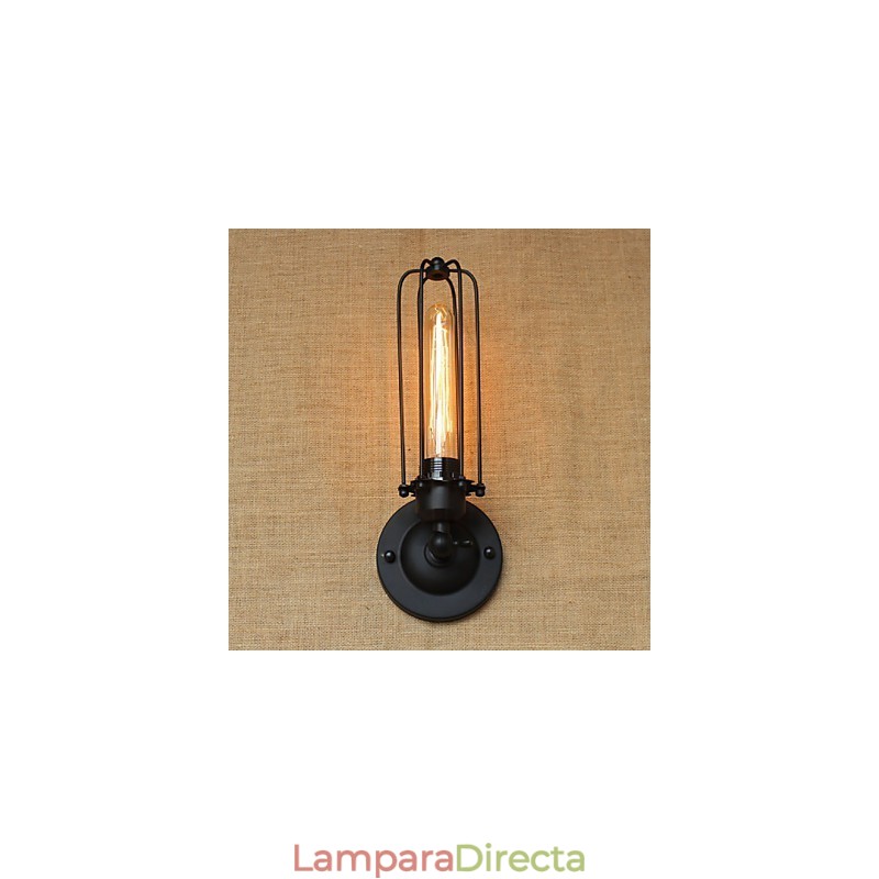 Aplique de pared decorativo retro minimalista industrial para mesita de noche, pasillo, escalera, balcón