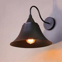 Lámpara de pared de hierro forjado estilo rústico americano. Lámpara de pared de hierro forjado. Restaurando formas antiguas.