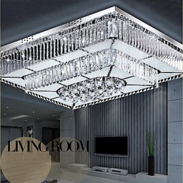 Lámpara de techo de cristal contemporánea moderna