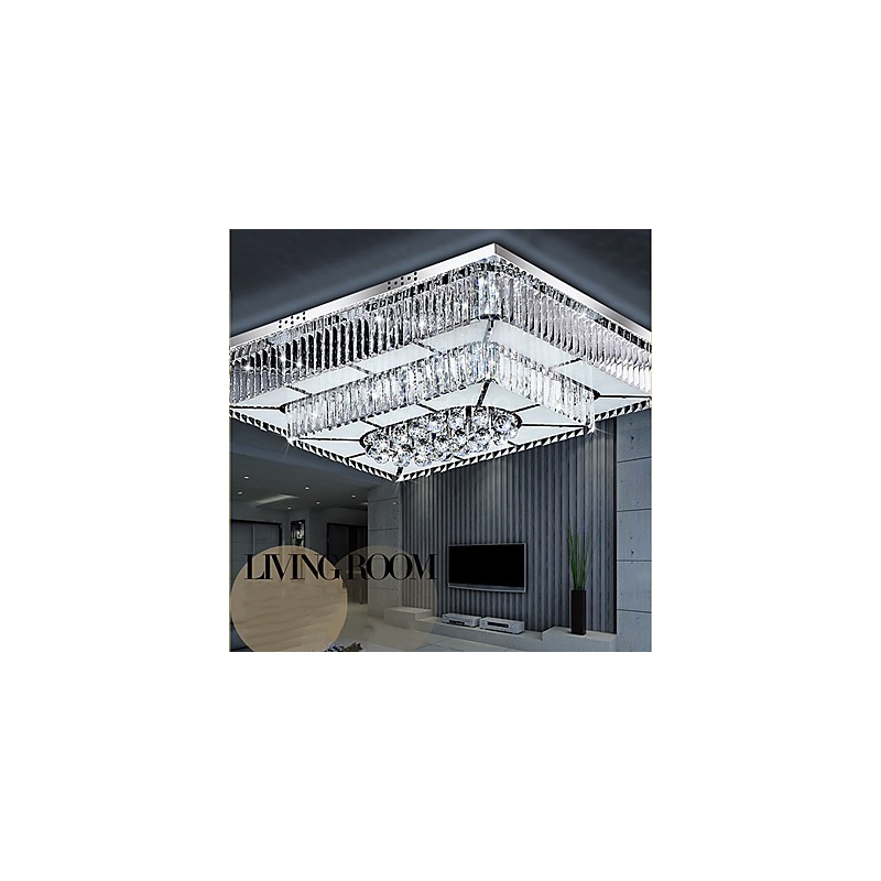 Lámpara de techo de cristal contemporánea moderna