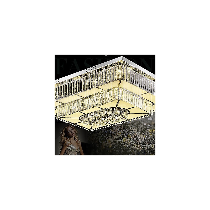 Lámpara de techo de cristal contemporánea moderna