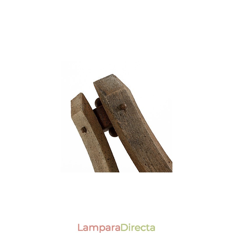 Apliques de pared estilo mini rústico de madera de bambú