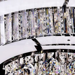 Lámpara de techo de cristal contemporánea moderna