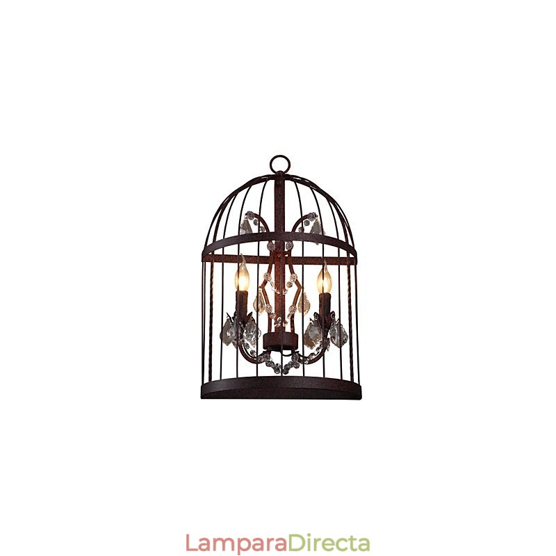 Apliques de pared estilo mini tradicional clásico metal