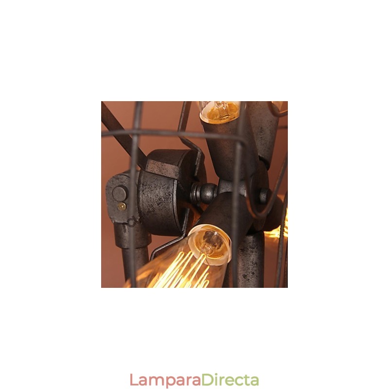 Apliques de pared estilo mini de metal campestre