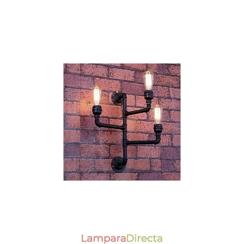Apliques de pared estilo mini rústico de metal